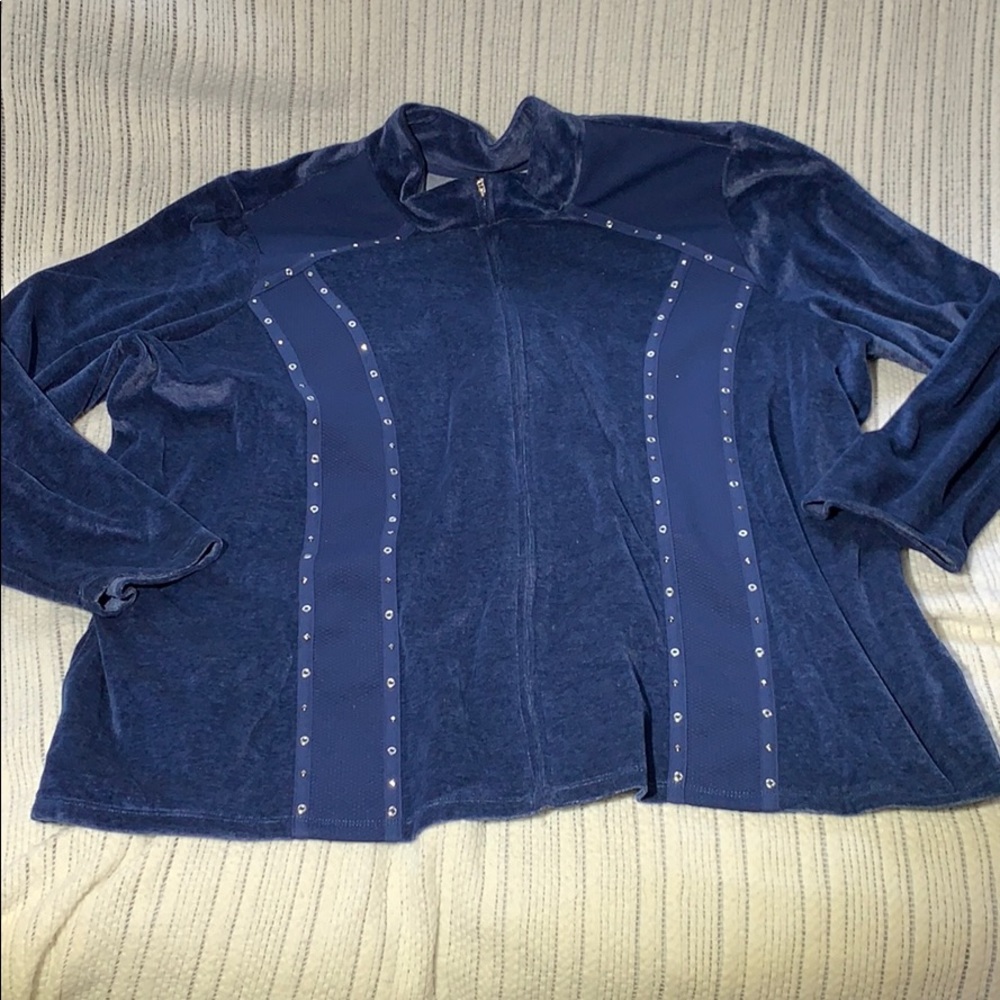 Alfred Dunner Velour Leisure Track Suit